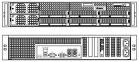 Сервер «Эльбрус 842/6-01» (ЛЯЮИ.466535.033) — внешний вид, схема, вид спереди и сзади